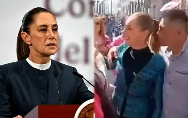 Mexico’s President Claudia Sheinbaum groped and harassed during public interaction