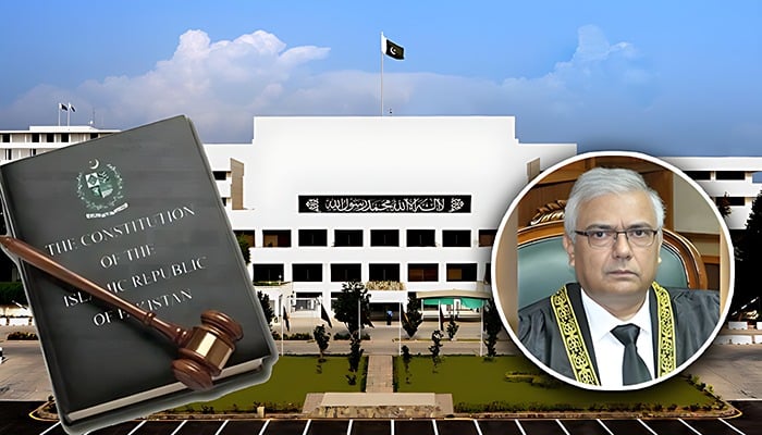 Justice Aminuddin Khan appointed first chief justice of Federal Constitutional Court.