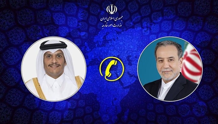 Qatari, Iranian foreign ministers calls to discuss Gaza crisis and regional tensions