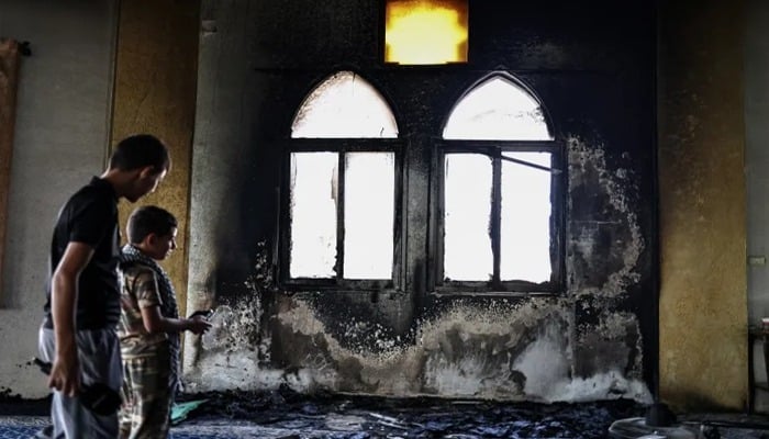 Israeli settler attack on West Bank mosque draws international condemnation