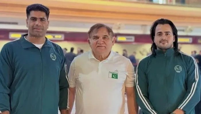 Arshad Nadeem wins top spot in Javelin at Islamic Solidarity Games