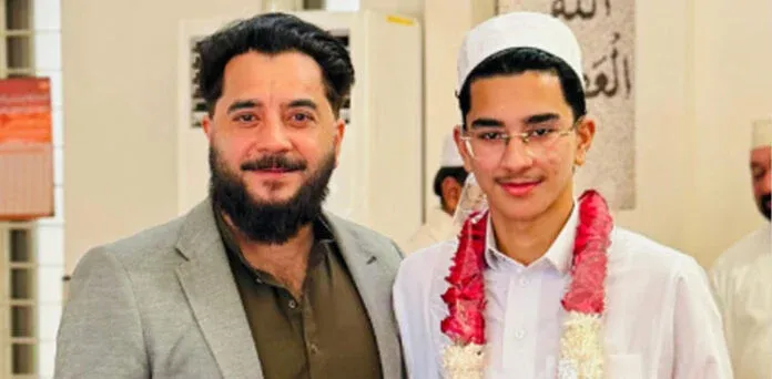 Kashif Mahmood’s son earns the title of Hafiz-e-Quran