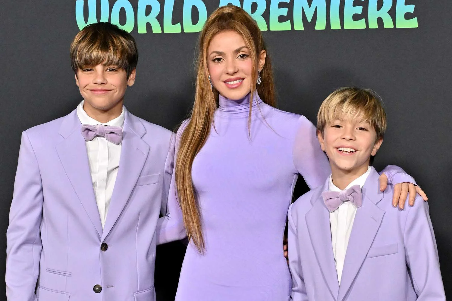 Shakira and sons join red carpet for 'Zootopia 2' premiere
