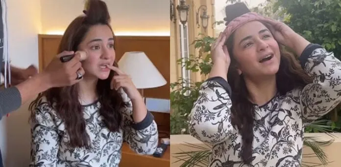 Yumna Zaidi’s behind-the-scenes video goes viral