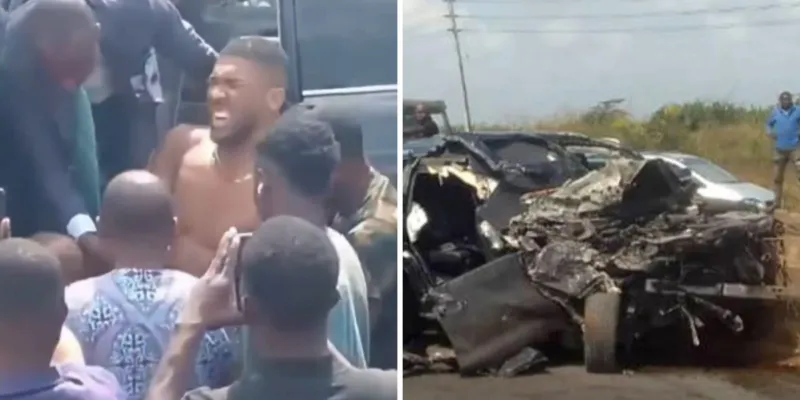 Boxing star Anthony Joshua survives tragic Nigerian car crash