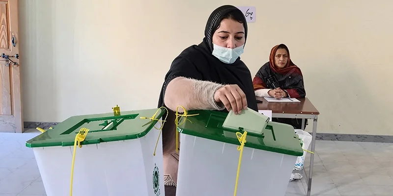 Polling underway for by-election in PS-9 Shikarpur