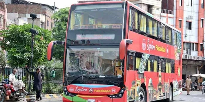 Double-Decker bus service launched in Karachi