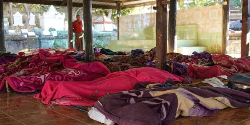 Dozens killed in air strike on hospital in Myanmar’s Rakhine state