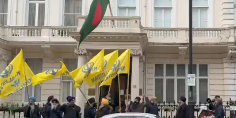 Sikh community’s strong presence thwarts Hindu protesters