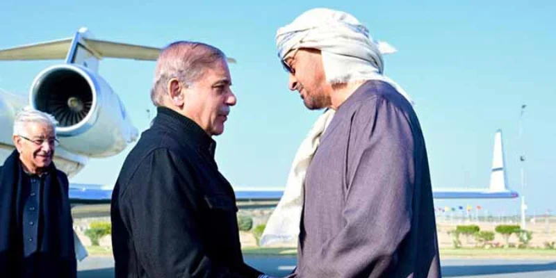President of UAE Sheikh Mohamed bin Zayed Al Nahyan arrives in Pakistan