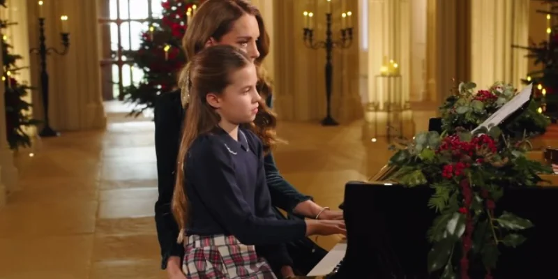 Kate Middleton and Princess Charlotte share heartwarming Christmas moment