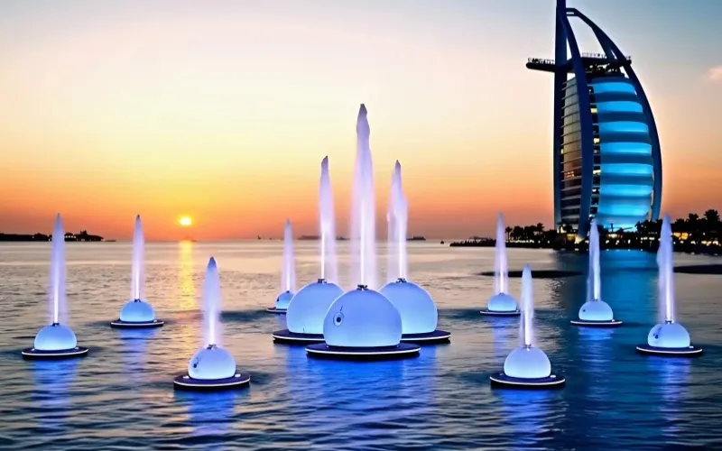 Arivia drones turn water into a living light show