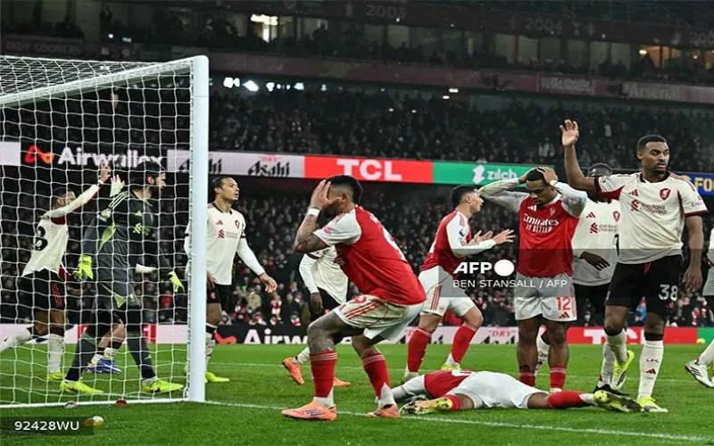 Arsenal’s title push stalls as Liverpool grab valuable EPL draw