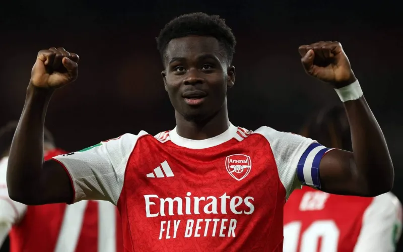 Bukayo Saka stays at Arsenal until 2031,star winger secures future