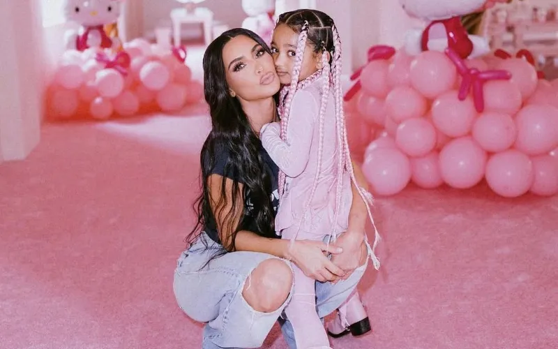 Kim Kardashian and Kris Jenner honor Chicago West on her special day