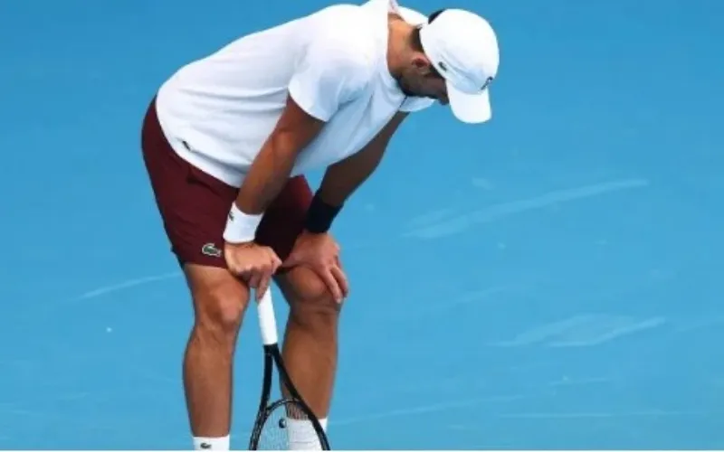 Djokovic’s Melbourne hopes in question after abrupt practice halt