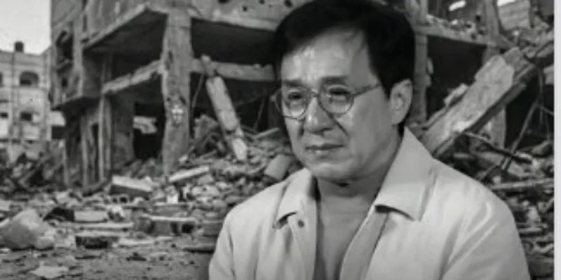 Jackie Chan moved to tears by heartbreaking video from Gaza