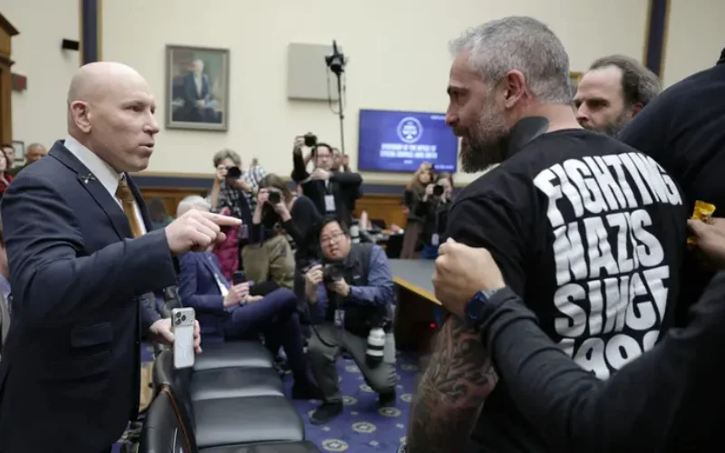 Chaos at Capitol hearing