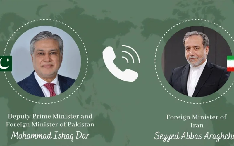 Ishaq Dar, Abbas Araghchi discuss situation in Iran