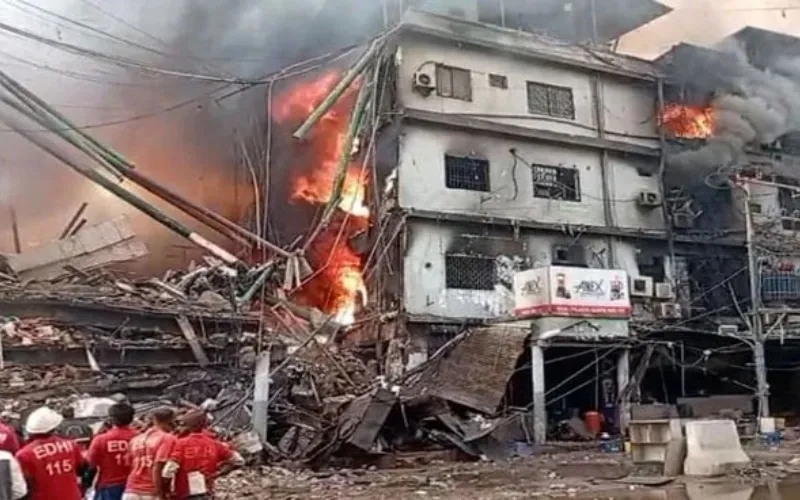 Search operation concludes at Gul Plaza fire site; only 23 of 73 victims identified