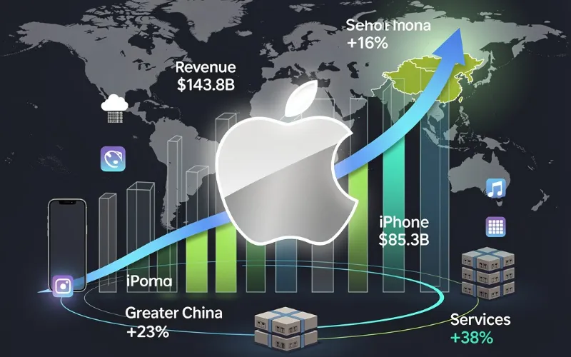 iPhone frenzy drives Apple to record revenue in China