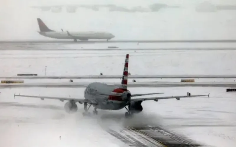 Over 8,000 flights cancelled as winter storm bears down across US