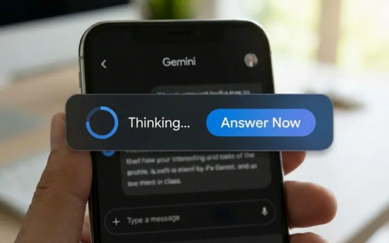 Google Gemini introduces ‘Answer Now’ for instant AI replies