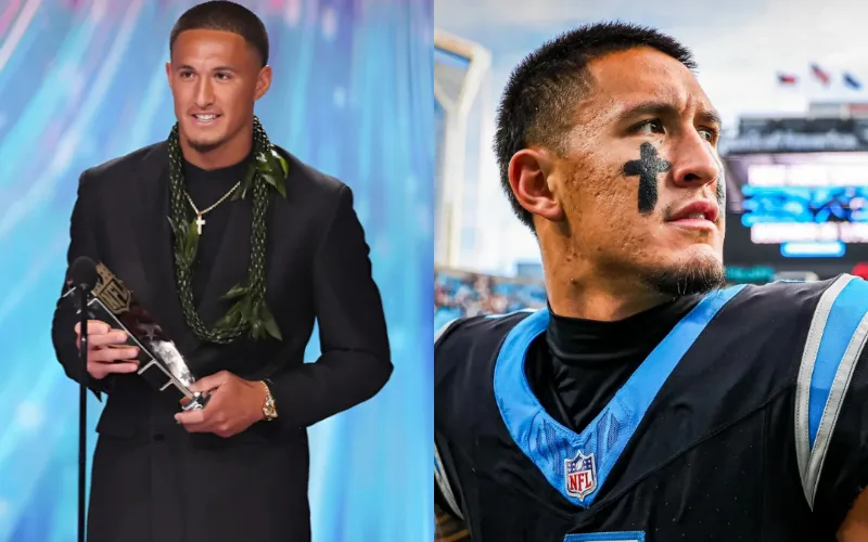 2026 NFL Honours Tetairoa McMillan wins offensive Rookie of the Year