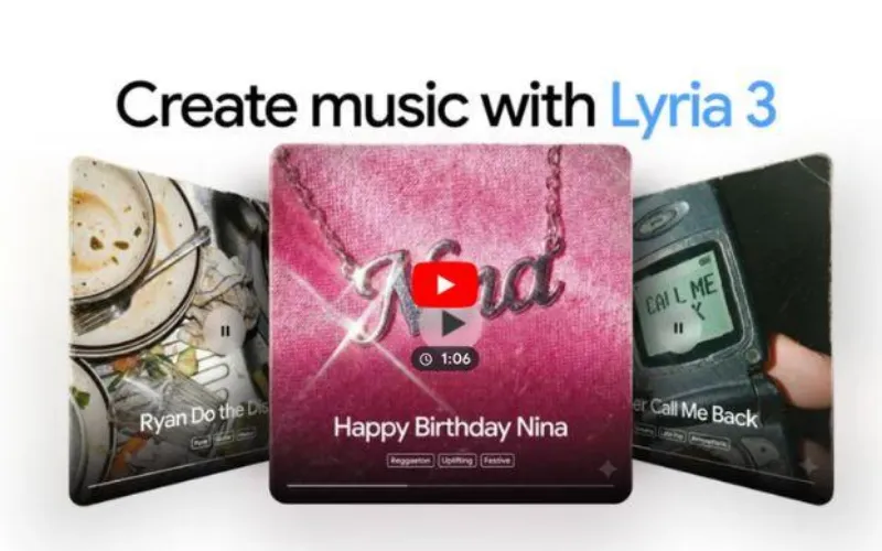 From prompt to beat Google unveils Lyria 3 for instant AI music creation