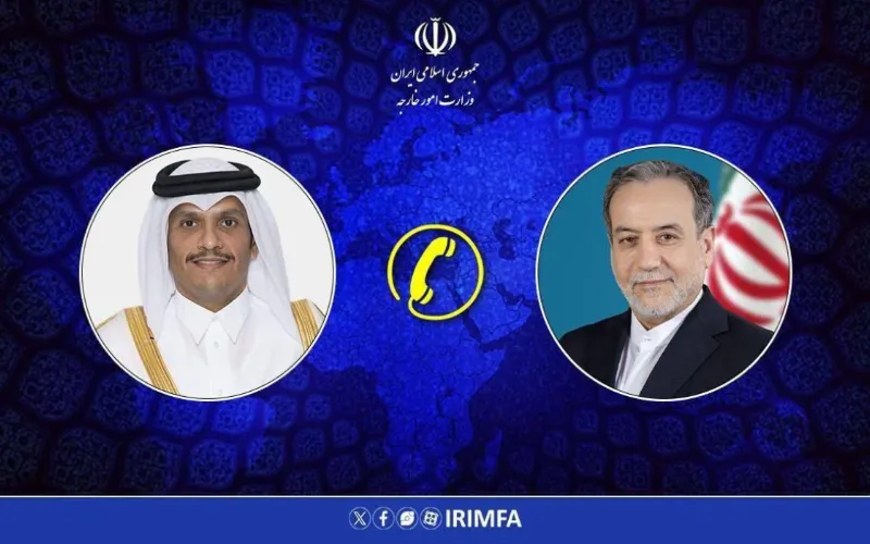 Araghchi, Qatari PM discuss latest Iran-US talks in phone call
