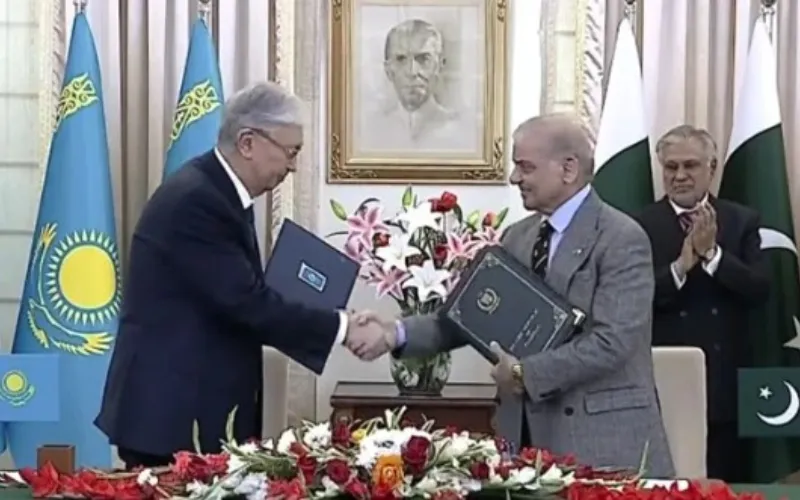 Pakistan, Kazakhstan sign over 30 MoUs; PM Shehbaz targets $1 billion trade volume