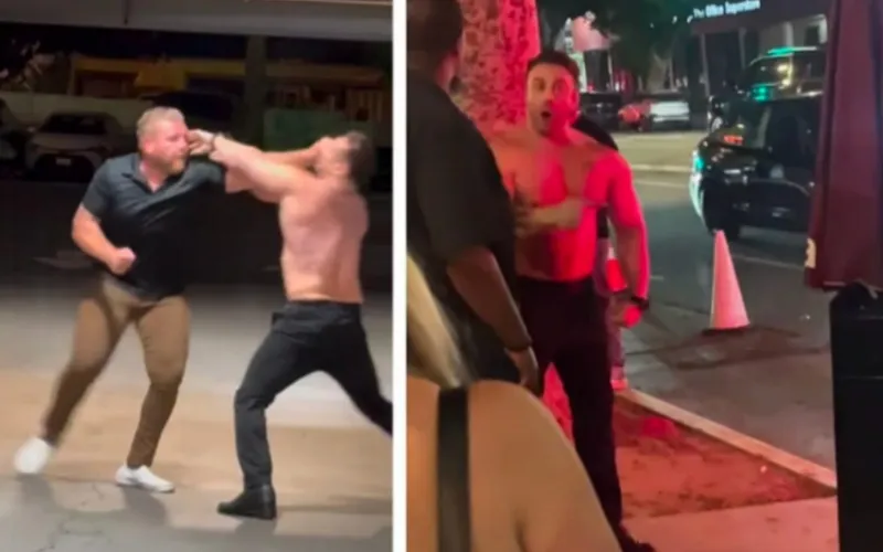 The Sandlot star Marty York engages in high-intensity street brawl