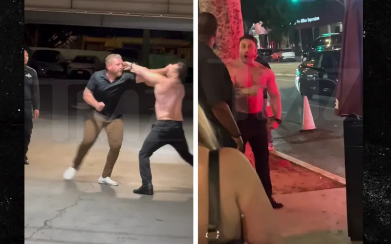The Sandlot star Marty York engages in high-intensity street brawl