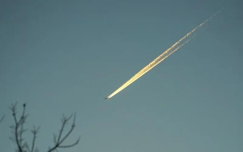 A meteor exploded morning north of Cleveland over Lake Erie.