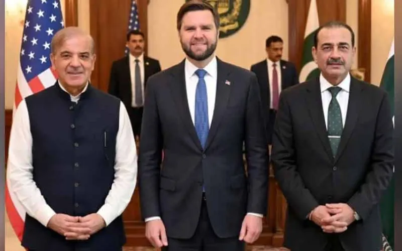 U.S. Vice President JD Vance credited PM Shehbaz Sharif, Field Marshal Asim Munir