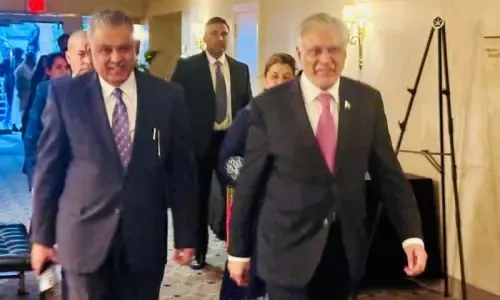 Ishaq Dar arrives in Washington for key meeting with Marco Rubio