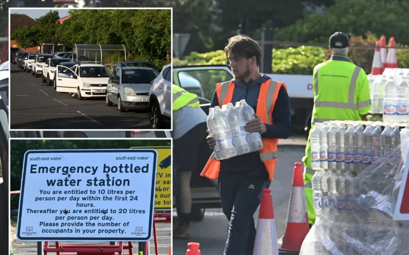 Water crisis hits southeast England amid record-breaking heatwave