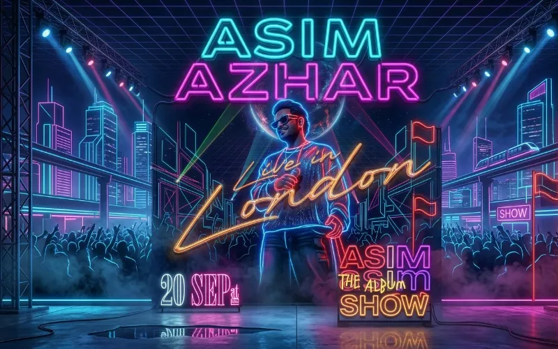 Asim Azhar announces his biggest international concert in London