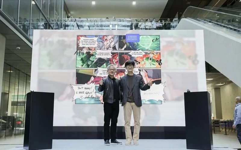 Nvidia CEO Jensen Huang goes viral in Korean Webtoon moment