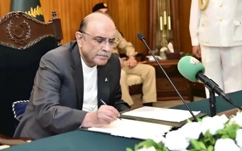 President Zardari assents to Finance Bill 2026, finalising federal budget