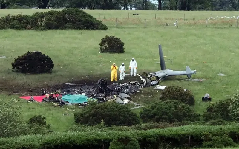 Royal Navy helicopter crash leaves three dead during training exercise