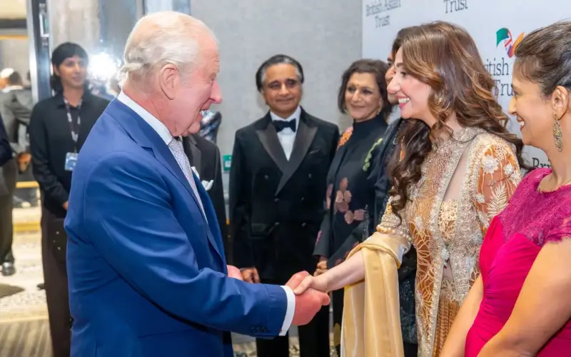 Mahira Khan meets King Charles at London gala