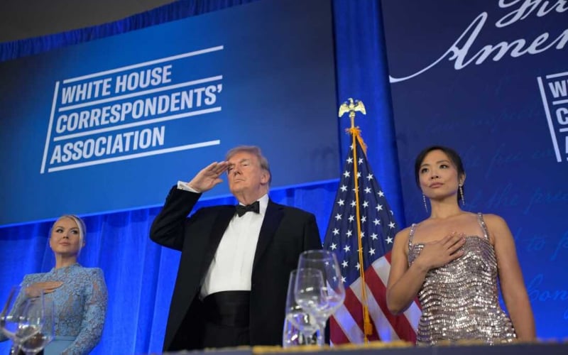 Trump makes long-awaited return to Correspondents' Dinner