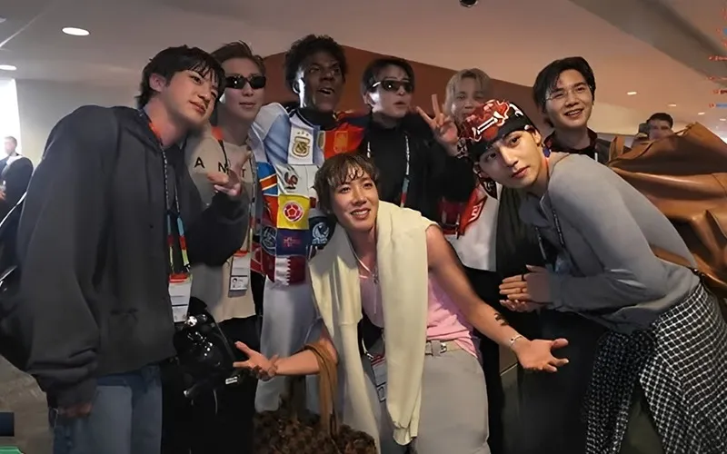 IShowSpeed meets BTS backstage in viral FIFA World Cup final moment