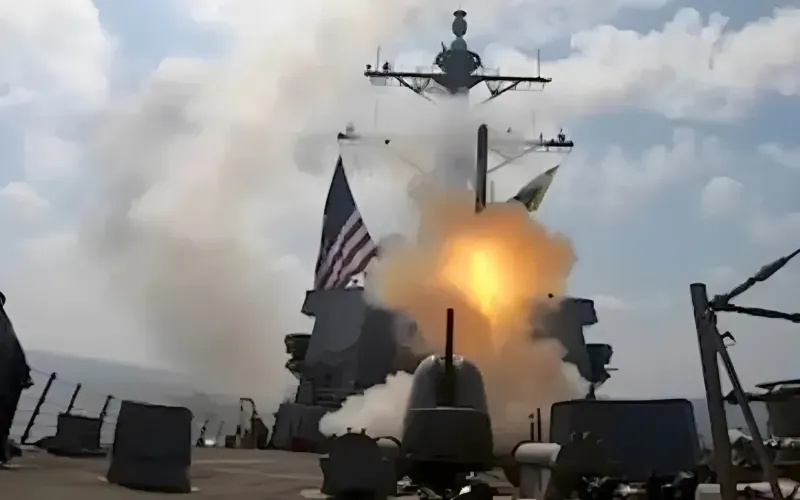 U.S. missile attack on LPG tanker in Gulf of Oman, two deaths reported