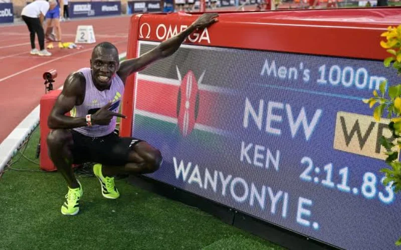 Kenya’s Wanyonyi shatters 26-year-old world record in Monaco