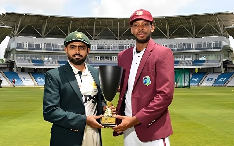 Pakistan, West Indies unveil trophy ahead of Two-Test series