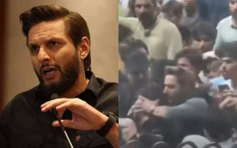 Shahid Afridi under fire over viral video with fan