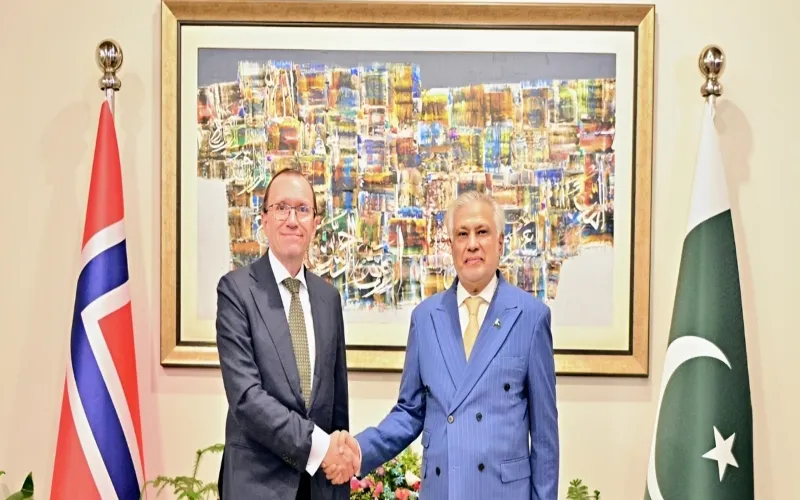 Norwegian Foreign Minister arrives in Islamabad for bilateral talks