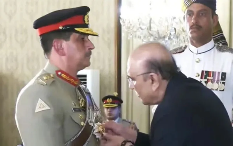 President confers
